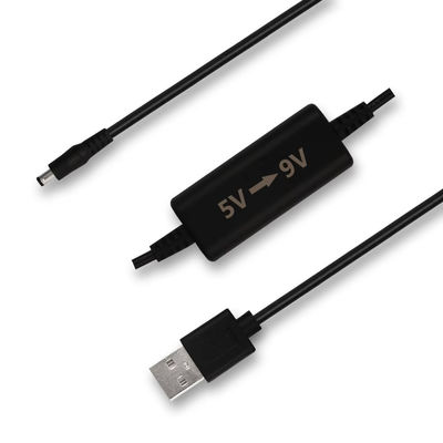 USB To DC 5V 12V Step Up Voltage Converter Cable With Overload Protection - For Solar Panel/Portable Device, 36W Waterproof Power Adapter