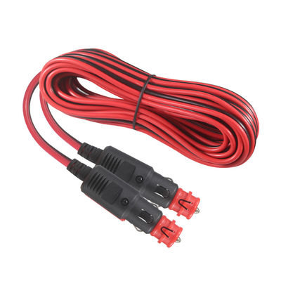 Dual Male 12V/24V Cigarette Lighter Extension Cord Heavy-Duty for Car, RV, Outdoor Use - 3FT/5FT Waterproof Universal