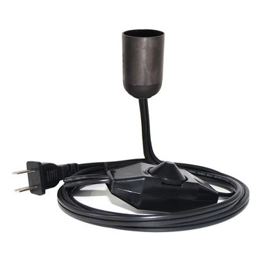 NEMA 1-15P to E27 Converter Cable with Adjustable Dimmer Switch for Lamp Holder Socket 3-Prong Plug 15A 250V