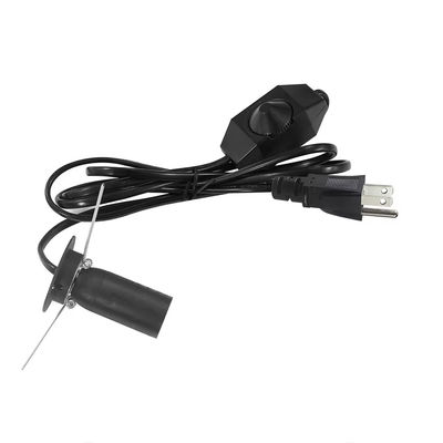 NEMA5-15P to E14 Bulb Adapter with 303 Switch 1.8M Cable