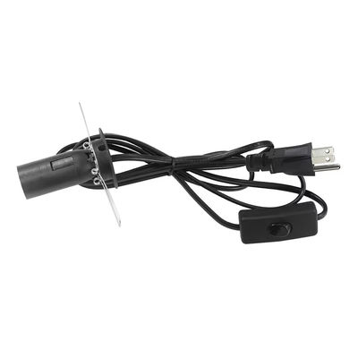 Adjustable NEMA5-15P E14 Bulb Adapter Cable Dimmable Socket Converter with 303 Switch
