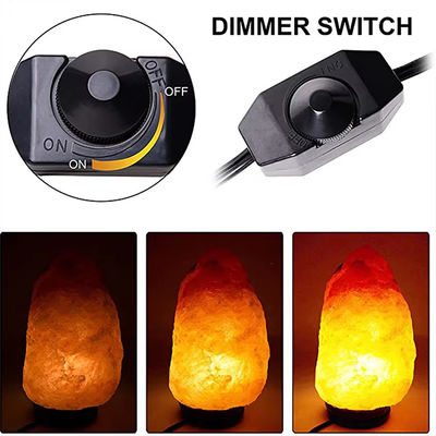 UK Plug E27 Dimmable Lamp Holder Cable with Rotary Switch for Bedroom/Office Lighting, 110V-240V, Ceramic Socket (IP44 Rated)