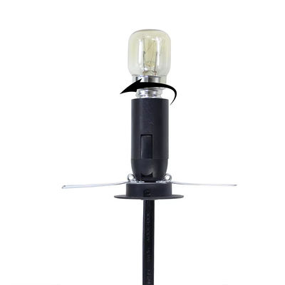 UK Plug E14 Bulb Holder Adapter Cable With Adjustable Dimmer Switch & CE Certification - BS1363 Standard Safety Lighting Accessories