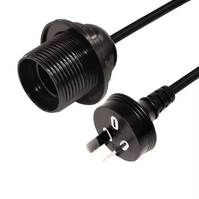 Waterproof E26 Lamp Holder Power Cord AU Plug with 303 Switch for Indoor/Outdoor Lighting 250V 10A