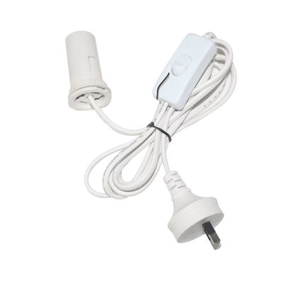 AU Plug to E27 Lamp Socket Converter , 303 Switch Bulb Adapter 250V 10A for Ceiling Fan/Light Fixture