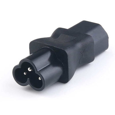C13 to C6 Power Plug Adapter 10A 250V for Data Center Equipment