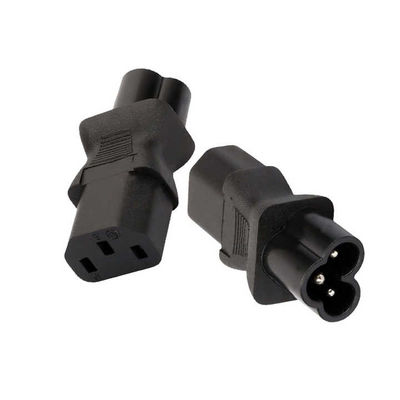 C13 to C6 Power Plug Adapter 10A 250V for Data Center Equipment