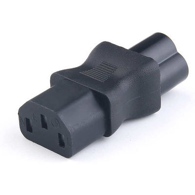 C13 to C6 Power Plug Adapter 10A 250V for Data Center Equipment