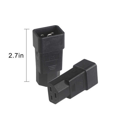 C13 to C20 Power Plug Adapter 16A 250V for Industrial Equipment