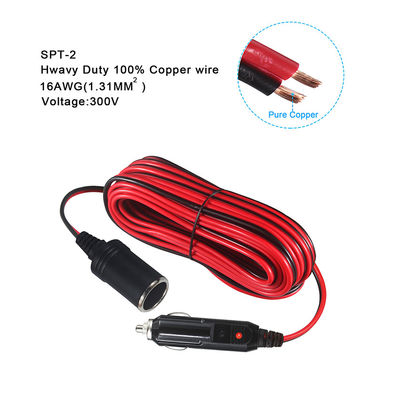 12V 24V Car Cigarette Lighter Extension Cable Male to Female