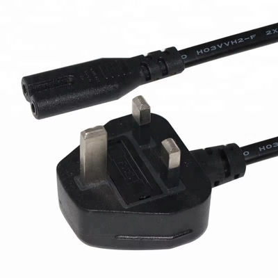 UK to C7 Power Cord Cable 1.5M  250V 2.5A 18AWG Flexible PVC  for Nintendo Switch/Speakers/Laptop Power Supply Adapter