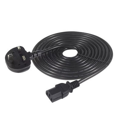 UK to C13 Power Cord 1.2M  250V 13A 16AWG Heavy Duty Cable  for Servers/Medical Equipment/Data Center PDU (CE/BS1363/RoHS)