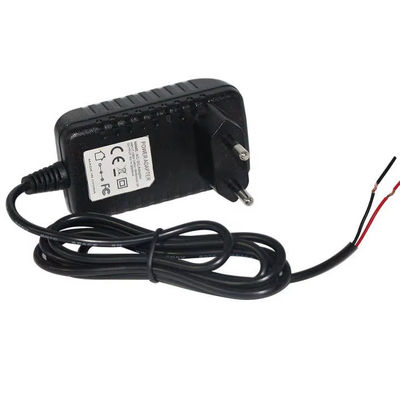 EU Power Cord with Bare Wire End – 2 Pin European Plug to Open Wire AC Cable for DIY, LED, Power Supply
