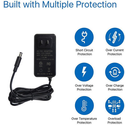 Universal Input AC 220V to DC 1A 2A Power Adapter 12V 15V 18V 24V Adjustable Power Supply for Electronics Devices
