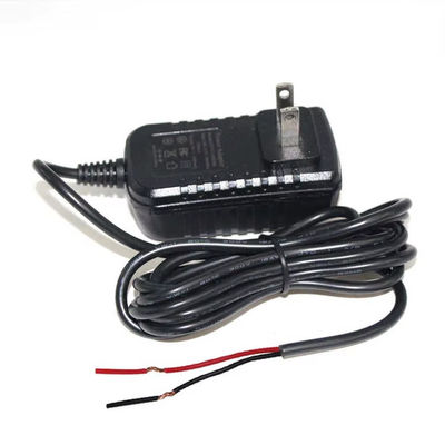US Plug AC Power Cord to Bare Wire – 2 Prong NEMA 1-15P to Stripped End Cable for LED Driver/ Power Supply/ DIY