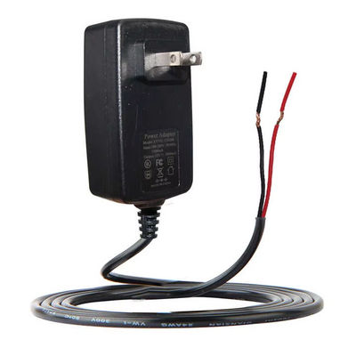 US Plug AC Power Cord to Bare Wire – 2 Prong NEMA 1-15P to Stripped End Cable for LED Driver/ Power Supply/ DIY