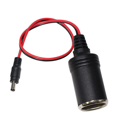 Cigarette Lighter Socket to DC Plug Power Cable for 12V 24V Power Supply DIY Devices and Vehicle Equipment