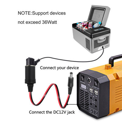 Cigarette Lighter Socket to DC Plug Power Cable for 12V 24V Power Supply DIY Devices and Vehicle Equipment