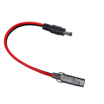 SAE to DC Plug Power Adapter Cable for 12V Solar Panel Battery Pack Motorcycle and DIY Electronics