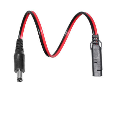 SAE to DC Plug Power Adapter Cable for 12V Solar Panel Battery Pack Motorcycle and DIY Electronics