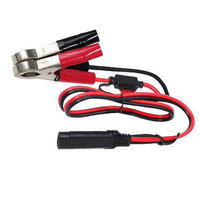 SAE to Alligator Clip Power Cable for 12V Battery Charging Solar Panel Inverter Automotive and DIY Use