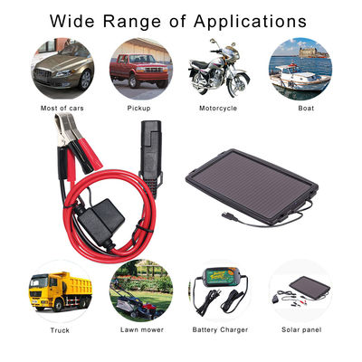 SAE to Alligator Clip Power Cable for 12V Battery Charging Solar Panel Inverter Automotive and DIY Use