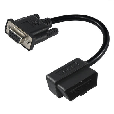 OBD-II to DB9 Diagnostic Adapter Cable 16-Pin Male to 9-Pin Serial