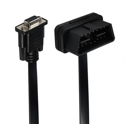 OBD-II to DB9 Diagnostic Adapter Cable with 16-Pin Male to 9-Pin Serial Connector for Vehicle Scan Tool Interface