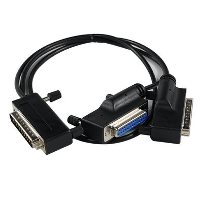 D-Sub Mixed Contact Connector with Power and Signal Pins for Industrial Automation Equipment Communication Interface