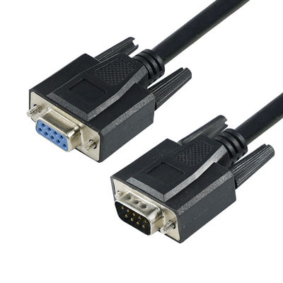 DB9 Male to Female Serial Extension Cable with 9-Pin RS232 Connector for PC Modem CNC Device Communication Port
