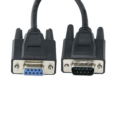 DB9 Male to Female Serial Extension Cable with 9-Pin RS232 Connector for PC Modem CNC Device Communication Port