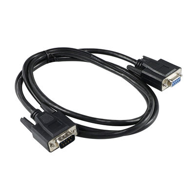 DB9 Male to Female Serial Extension Cable with 9-Pin RS232 Connector for PC Modem CNC Device Communication Port