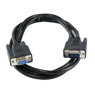 DB9 Male to Female Serial Extension Cable with 9-Pin RS232 Connector for PC Modem CNC Device Communication Port