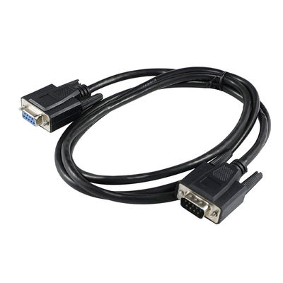 DB9 Male to Female Serial Extension Cable with 9-Pin RS232 Connector for PC Modem CNC Device Communication Port
