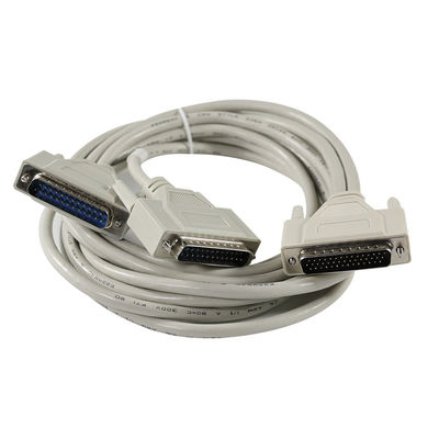 DB44 Male to Dual DB25 Male Adapter Splitter Cable for CNC Motion Controller or Industrial I/O Expansion