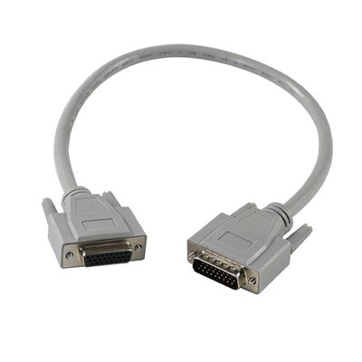 DB26 Male to Female Parallel Extension Cable with 26-Pin D-sub Connector for Industrial Equipment and CNC Signal Transmission