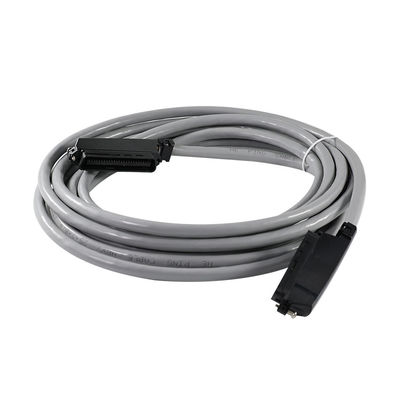 Right Angle 50-Pin Male RJ21 Telco Connector Cable with Shielded Round Cable for Voice Patch Panels or Data Distribution