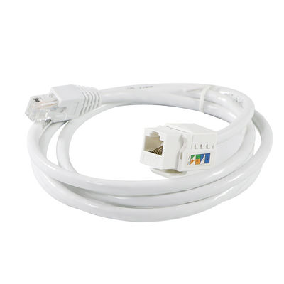 Tool-Free Cat6 RJ45 Keystone Inline Coupler Female to Female for Ethernet Patch Panels or Wall Plates  8P8C LAN Network Adapter