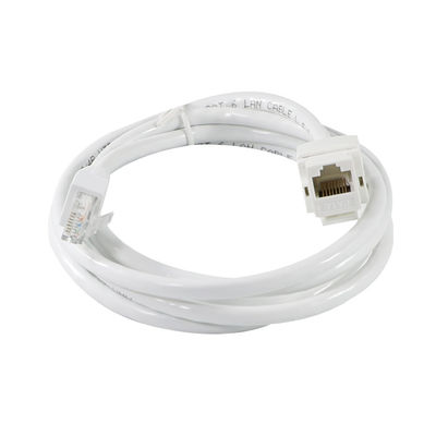 Tool-Free Cat6 RJ45 Keystone Inline Coupler Female to Female for Ethernet Patch Panels or Wall Plates  8P8C LAN Network Adapter