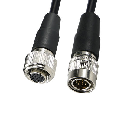 12-P Male to Female Circular Aviation Connector Cable for Industrial Equipment or Signal Transmission Extension Wire Harness