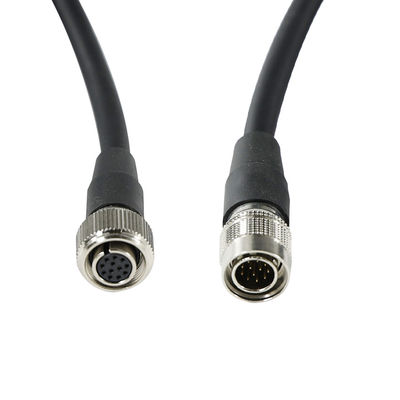 12-P Male to Female Circular Aviation Connector Cable for Industrial Equipment or Signal Transmission Extension Wire Harness