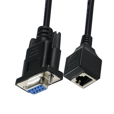 DB9 to RJ45 Serial Console Cable for Cisco Routers and Switches  RS232 Male to Ethernet Adapter Cord, 4ftm / 5ft / 6ft