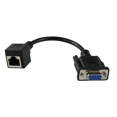 DB9 to RJ45 Serial Console Cable for Cisco Routers and Switches  RS232 Male to Ethernet Adapter Cord, 4ftm / 5ft / 6ft
