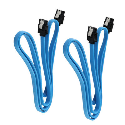 Straight/Right Angle SATA 3.0 Data Cable with Locking Latch for HDD/SSD/ODD Connection  6Gbps, 3ft/5ft/6ft