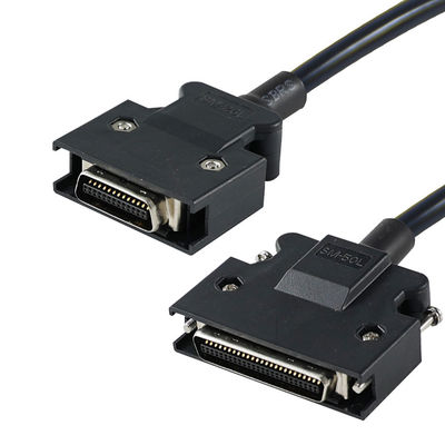 DB - 25 Male to DB - 50 Male Cable 1.2ft  Shielded for Industrial Equipment/Test Systems (25 - 50 Pin Conversion)