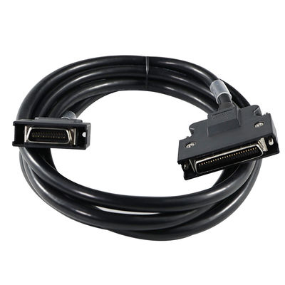 DB - 25 Male to DB - 50 Male Cable 1.2ft  Shielded for Industrial Equipment/Test Systems (25 - 50 Pin Conversion)
