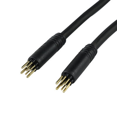 Industrial Multi - Pin Motor Cable Shielded 16AWG 6FT for CNC Machine Motors with copper - Plated Connectors (JST Style)