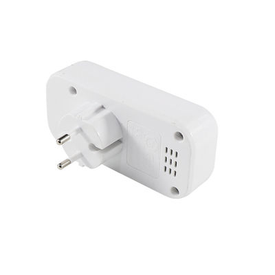 EU Dual Socket Wall Plug Adapter with 2 USB Ports 250V 10A