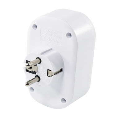 European Standard Power Plug Adapter with Dual AC Outlets, 2 USB Ports, and 1 Type-C Charging Port  250V 10A