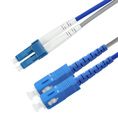 SC to LC Fiber Optic Patch Cable - Duplex Jumper Cord for Singlemode or Multimode Applications in Data Center and FTTx